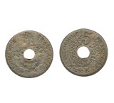 Indochina Franceza 1937 - 5 cent, circulata