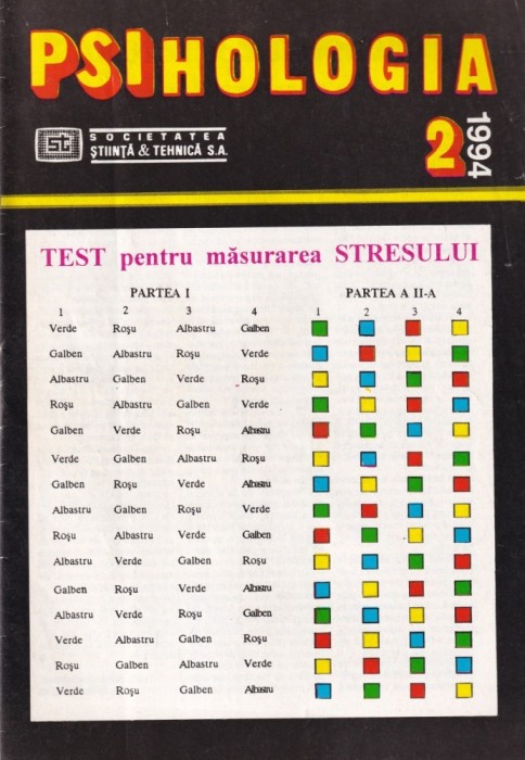 Psihologia, numarul 2, 1994