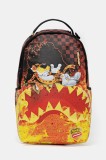 Sprayground rucsac culoarea galben, mare, cu imprimeu, 910B7013NSZ