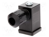 Conector MOLEX mufă format C 3 pini 9,4mm 250V IP67 pentru valve electromagnetice