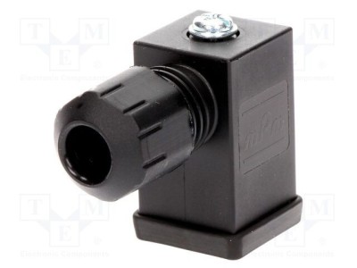 Conector MOLEX mufă format C 3 pini 9,4mm 250V IP67 pentru valve electromagnetice foto