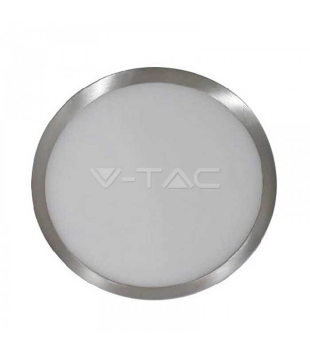 Plafoniera aplicata argintie LED 6W 420lm 3000K lumina calda V-TAC