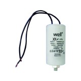Condensator pornire motor 450V 30uF cu fir, Well