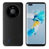 Husa cu baterie power pro compatibila cu huawei mate 40 pro - 4800mah - black, Htphone