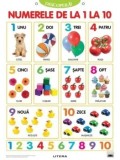 Cumpara ieftin Numerele de la 1 la 10. Descopera! (planse educationale)/***