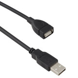 Cablu date USB 2.0 mama-tata Prelungitor, 1.5m, negru