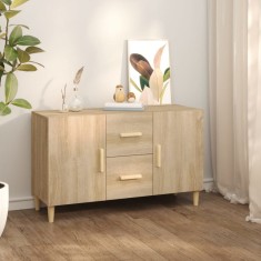 vidaXL Servantă, stejar sonoma, 100x36x60 cm, lemn prelucrat