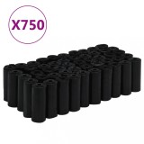 Cumpara ieftin Saci igienici pentru caini, 750 buc., negru, 30x20 cm, PE