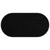 Cumpara ieftin Blat de masa maro inchis 100x50x2 cm lemn masiv de stejar oval