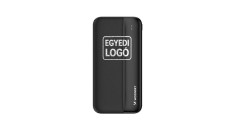 Baterie externă Wozinsky Powerbank Li-Po 10000mAh 2 x USB negru (WPBWE1) cu personalizare logo. foto