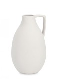 Vaza flori portelan alb Freyr 14x24 cm