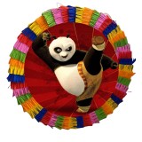 Pinata pentru petreceri, 35 cm, multicolora, model Kung Fu Panda