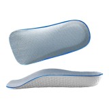 Set 2 Brant Inaltator pentru Pantofi, Suport Calcaie, Talonete, Adidasi, Tenisi sau Ghete, Unisex, +3.5 cm, CBD CORAL BEST DEALS 7.5 cm Gri albastrui
