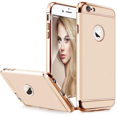 Husa telefon Iphone 6/6S Plus ofera protectie 3in1 Ultrasubtire - Gold foto
