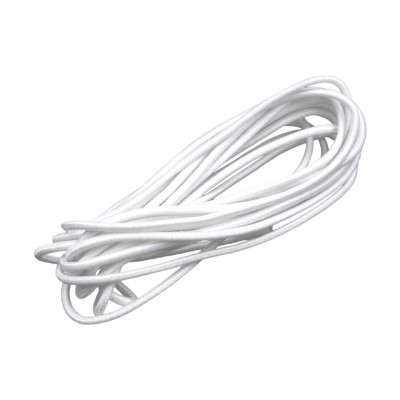Elastic rotund Crisalida, diametru 2 mm, lungime 3 m, Alb foto