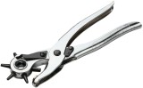 Cleste Rotativ Perforare Piele Tolsen 220mm, 6 Marimi: 2-4.5mm, Otel Cromat, Card Blister