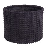 Cumpara ieftin Cos depozitare textil negru 22x18 cm