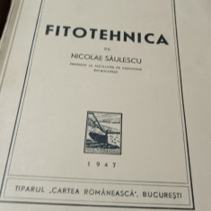FITOTEHNICA NICOLAE SAULESCU