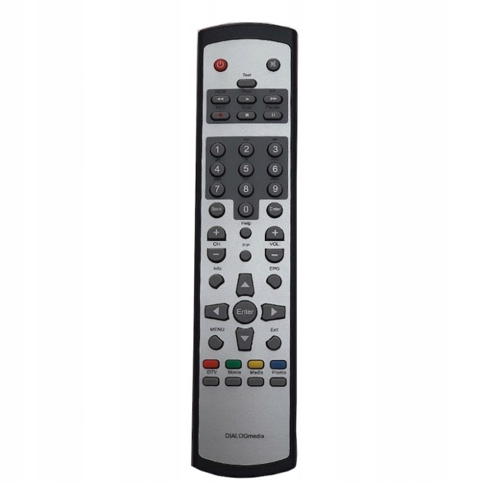 Telecomanda, DIALOGmedia ALBIS 7710, Argintiu