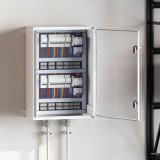 vidaXL Cadran de Control IP65 Waterproof Gri 50x24,5x70 cm Plastic ABS