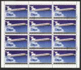 Korea 1978 Aviation, 25 Ch x 12, used T.123, Stampilat