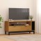 Gossi dulap tv &bdquo;flam&rdquo; 110x40x50 cm, lemn masiv de pin