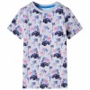 Tricou pentru copii, gri melanj, 116, vidaXL