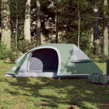 VidaXL Cort de camping cupolă pentru 1 persoană, verde, impermeabil