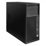 Unitate PC Refurbished, HP Z240 WORKSTATION TOWER, Procesor XEON E3 1225 V5, Memorie RAM 16 GB, SSD 256 GB NOU + HDD 3 TB, Windows 10 Pro, DVD-ROM, Dell