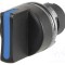 Comutator rotativ EAO 22mm Poz.i stab 5 negru fără IP65 46
