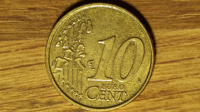 Belgia - moneda de colectie - 10 euro cent 1999 - XF + superba !