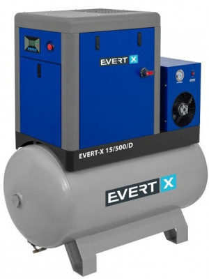 Compresor Aer Evert 500L, 400V, 15.0kW EVERT-X15/500/D foto