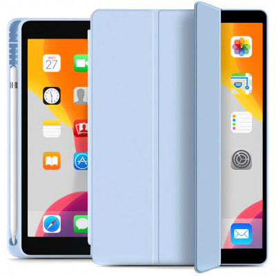 Husa Tableta TPU Tech-Protect SC PEN pentru Apple iPad 10.2 (2019) / Apple iPad 10.2 (2020), Bleu foto