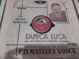 Disc patefon/gramofon Fanica Luca - Sarba lui Fanica Luca/Sarba lui Buzdruna