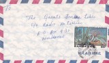 FILATELIE TEMATICA - PLIC BARBADOS TEMATICA PESTI AIRMAIL, Fauna, Stampilat