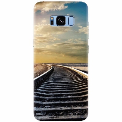 Husa silicon pentru Samsung S8 Plus, Railroad Horizon foto