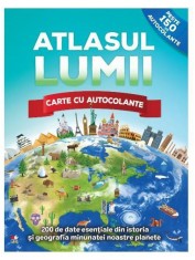 Atlasul lumii. Carte de autocolante |