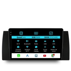 Navigatie Dedicata BMW Seria5 E39 X5 E53 (1995-2003), Incell 9Inch, 2Gb Ram, 32Gb Stocare, Carplay