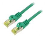 Patch cord S/FTP 6a 1,5m LSZH verde 27AWG, Lanberg