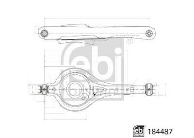 FEBI BILSTEIN 184487 Brat, suspensie roata foto