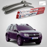 Cumpara ieftin Ștergătoare Dacia Duster I Facelift SUV 2014-2016 | Set Față Flat &ndash; TeamCar&reg;