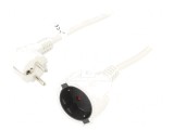 Prelungitor alimentare 5m negru 10A, Goobay