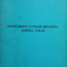 MONOGRAFIA COMUNEI BRANISTEA, JUDETUL GALATI-IOAN T. POPOVICI