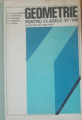 Geometrie pentru clasele VI-VIII Kolmogorov foto