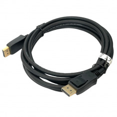 Cablu DisplayPort tata-DisplayPort tata, 3m, negru, Goobay, 49970, T200107