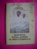 HOPCT CARTE-ACATISTUL SFANTILOR RUGUL APRINS AL MAICII DOMNULUI - -64 PAG-CARTICICA DE BUZUNAR