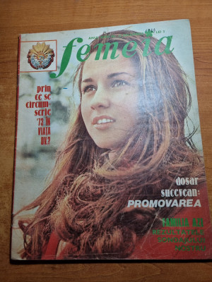 revista femeia decembrie 1974-art. sucaeva foto