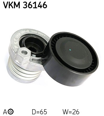 SKF VKM 36146 rola intinzator,curea transmisie foto