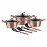 Set oale marmorate 10 piese, Rose Gold Berlinger Haus BH 6151