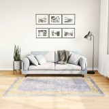 VidaXL Covor lavabil, gri, 120x180 cm, antiderapant